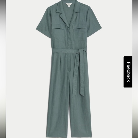 M & S Collection Linen Jumpsuit - Picture 5 of 7